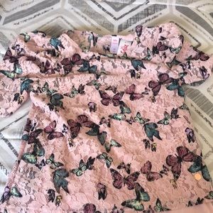 New butterfly girl shirt